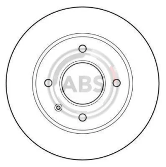 Гальмівний диск перед. Escort/Orion/Sierra (82-00) A.B.S. 15728