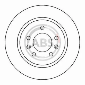 Диск гальмівний A.B.S. 15982