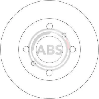 Гальмівний диск пер. Almera II 00- (257x22) A.B.S. 16063