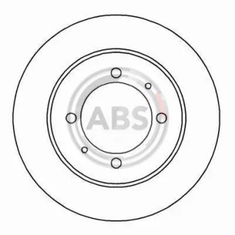 Гальмівний диск задн. Carisma/S40/Space Star/V40/Waja (95-12) A.B.S. 16591