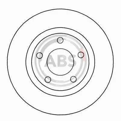 Гальмівний диск A4/A8/Passat (96-13) A.B.S. 16877 (фото 1)