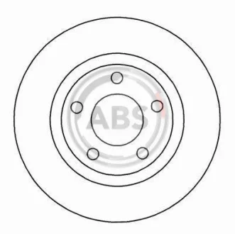 Гальмівний диск A4/A8/Passat (96-13) A.B.S. 16877