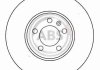 Тормозной диск перед. A1/A3/Bora/Cordoba/Fabia (96-21) A.B.S. 16882 (фото 2)