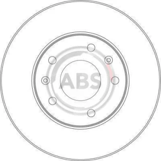 Гальмівний диск перед. Freelander (98-06) A.B.S. 17011