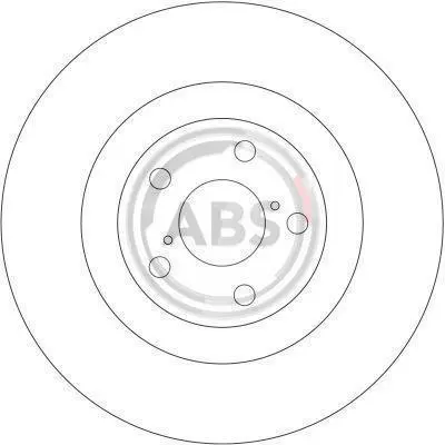 Гальмівний диск пер. SUBARU Forester 02-, Legacy 08-, Impreza, Outback 00- (293*24) A.B.S. 17020 (фото 1)