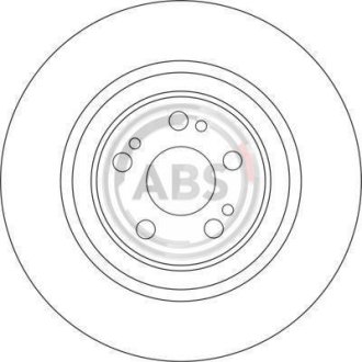 Гальмівний диск пер. MB W163 98-05 (345x32) A.B.S. 17037