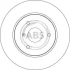 Гальмівний диск перед. Smart Fortwo -07, City-Coupe -04, Roadster -05 (280х38) A.B.S. 17161 (фото 2)