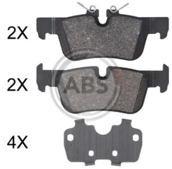 Гальмівні колодки зад. BMW 1 (F40) 19-/i3 (I01) 13-/X1 (F48) 14- (ATE) A.B.S. 35030