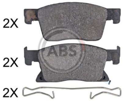 Колодки гальмівні дискові A.B.S. 35122