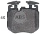 Гальмівні колодки пер. BMW 3 (G20/G28)/X5 (G05/F95) 18- (BREMBO) A.B.S. 35144 (фото 1)
