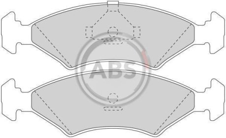 ТОРМОЗНЫЕ КОЛОДКИ 208/308/328/Cerbera/Chimaera (82-02) A.B.S. 36446