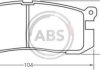 Тормозные колодки зад. Probe/626 89-98 A.B.S. 36672 (фото 1)