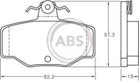 Гальмівні колодки зад. Almera/Primera 96-06 A.B.S. 36741