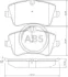 Гальмівні колодки пер. MB C230/C240/C280 SLK/C-Clas (Lucas/TRW) A.B.S. 37165 (фото 1)