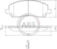 Гальмівні колодки пер. Lancer VIII/Outlander II/Peugeot 4008 08- (AKEBONO) A.B.S. 37202 (фото 1)
