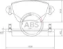 Гальмівні колодки зад. Kangoo 4x4/Mondeo III 01- (Bosch) A.B.S. 37254 (фото 1)