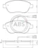 Гальмівні колодки пер. Fiat Doblo 01-/Opel Combo 1.3-2.0 CDTI 12- (136.8x57.9x18.3)(з датчиком) A.B.S. 37282 (фото 1)