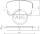 Гальмівні колодки пер. Avensis (01-05) A.B.S. 37328 (фото 1)