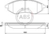 Тормозные колодки пер. Aveo/Kalos (03-21) A.B.S. 37352 (фото 1)