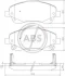 Гальмівні колодки пер. Toyota Avensis 00-08 (bosch) A.B.S. 37400 (фото 1)