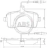 Гальмівні колодки пер. Peugeot 407 04- (TRW) (131,5x67,5x19,7) A.B.S. 37430 (фото 1)