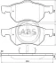 Гальмівні колодки пер. Voyager/Grand Voyager/Caravan/Grand Caravan 00-08 A.B.S. 37469 (фото 1)