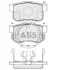Гальмівні колодки зад. Civic 98-/Accord 90-03 (Akebono) (47,8x88,9x14,5) A.B.S. 37510 (фото 1)