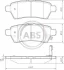 Гальмівні колодки зад. Nissan Pathfinder 05- (Tokico) A.B.S. 37536 (фото 1)