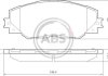 Тормозные колодки пер. AURIS/RAV 4 III/RAV 4 IV 1.8-2.5H 06- A.B.S. 37543 (фото 1)