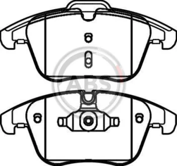 Гальмівні колодки пер. Mondeo 07-/Volvo S60/V60 10-/V70 02-/XC 70 08- A.B.S. 37568