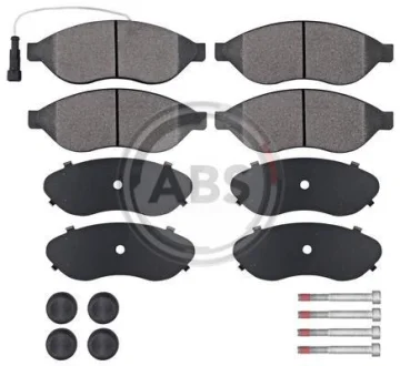 Гальмівні колодки пер. Jumper/Ducato/Boxer 06- (1.1-1.5t) A.B.S. 37577