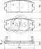 Гальмівні колодки зад. Chevrolet Captiva 06- (akebono) A.B.S. 37583 (фото 1)