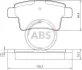 Гальмівні колодки зад. Citroen C4 Picasso 06- (Bosch) A.B.S. 37597 (фото 1)
