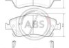 Гальмівні колодки пер. Toyota Auris 07-12 (bosch) (136,7x57,9x19,2) A.B.S. 37620 (фото 1)