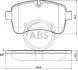 Гальмівні колодки зад. Iveco Daily 06-14 (brembo) A.B.S. 37630 (фото 1)