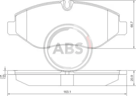 Гальмівні колодки пер. Daily 99- A.B.S. 37633