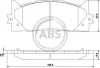 Гальмівні колодки пер. Toyota Avalon/Camry/Lexus ES 05- (Akebono) A.B.S. 37677 (фото 1)