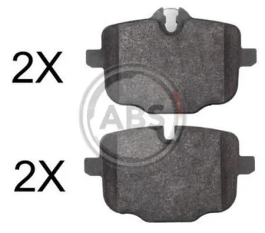 Гальмівні колодки зад. BMW 5 (F10/F11/F90/G30) 09-/X5 (G05/F95) 18- (LUCAS/TRW) A.B.S. 37787