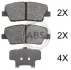 Тормозные колодки A.B.S. 37795