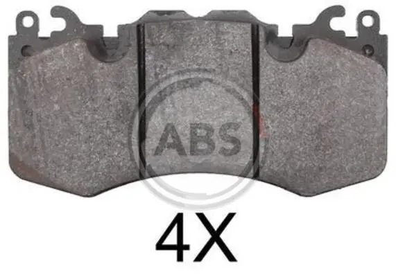 Гальмівні колодки пер. Range Rover 09- (brembo) A.B.S. 37801 (фото 1)