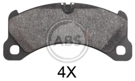 Гальмівні колодки перед. Cayenne (958)/Panamera (971)/Macan (95B) 2.0-4.8 10-23 (BREMBO) A.B.S. 37918