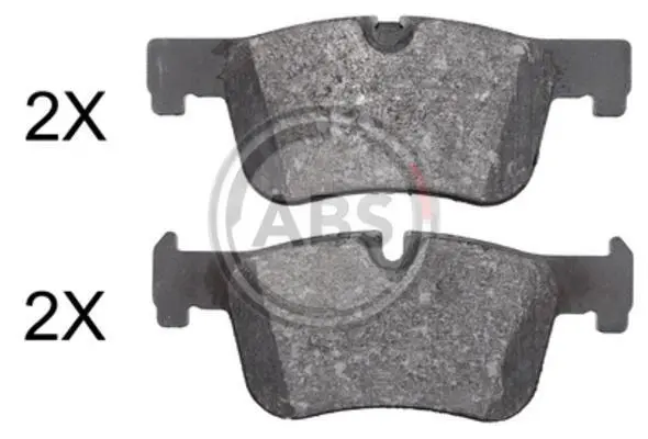 Гальмівні колодки пер. BMW 1(F20,F21)/ 3(F30,F31)/ 4(F36) 10- (ATE) A.B.S. 37921 (фото 1)