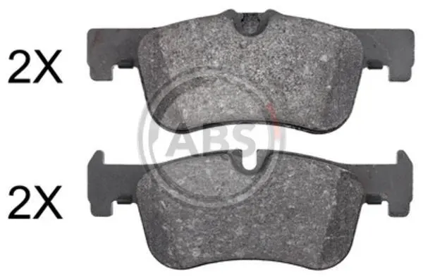 Гальмівні колодки пер. BMW 1 (F20)/2 (F22) 1.5-2.0 11-20 (ATE) (155,8x58x18,3) A.B.S. 37922 (фото 1)