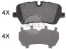 Гальмівні колодки дискові зад. Range Rover IV 12-/ Range Rover Sport 13-/Defender 19- (LUCAS/TRW) A.B.S. 37981 (фото 1)