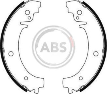 Гальмівні колодки зад. Kalina/Niva/Nova/Riva (67-21) A.B.S. 8007