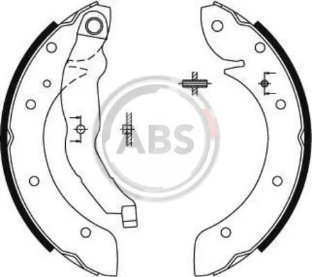 Колодки гальмівні барабан. BMW/RENAULT 316-318/LAGUNA A.B.S. 8894 (фото 1)