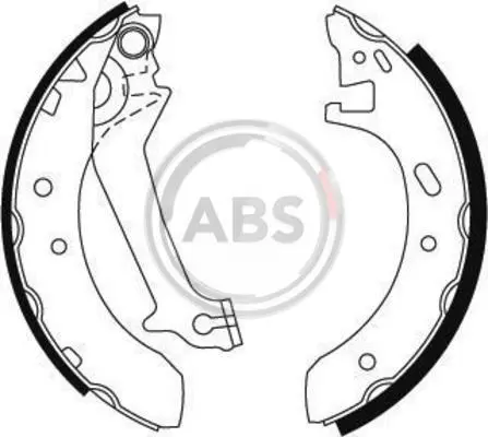 Колодки гальмівні барабан. FORD MONDEO задн. AB A.B.S. 8896 (фото 1)