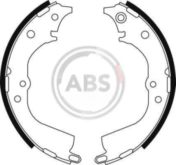 Гальмівні колодки бараб. (270x57) TOYOTA Hilux 88-99 A.B.S. 8944