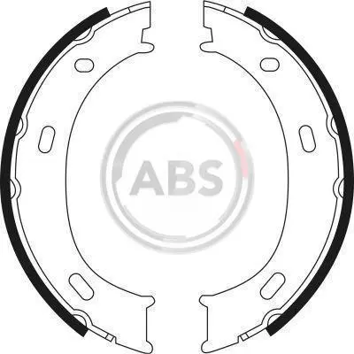 Колодки ручного гальма Sprinter 208-316/LT 35 96-06 (Bosch) A.B.S. 9021 (фото 1)