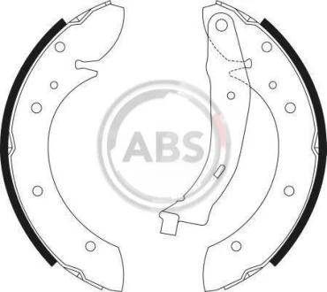 Гальмівні колодки зад. 405/Berlingo/Partner/Xsara (96-21) A.B.S. 9028